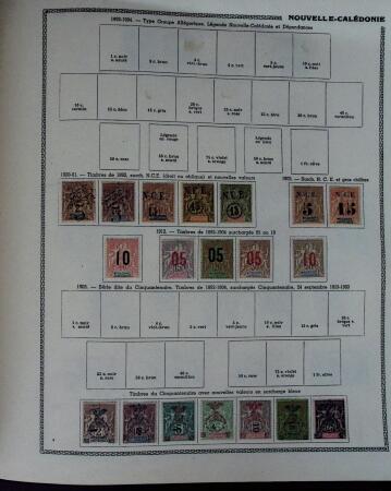 1859-1966 Fabuleuse collection de timbres neufs des colonies françaises montée sur 11 albums Thiaude, et doubles en 2 classeurs, depuis les Colonies générales jusqu'à Wallis et Futuna