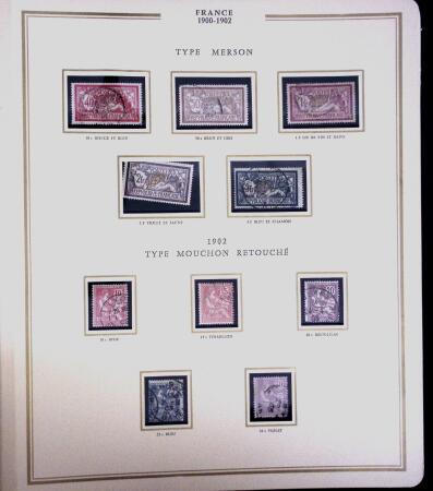 1900/2008 Belle collection de France en 10 albums Présidence,