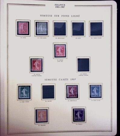 1900/2008 Belle collection de France en 10 albums Présidence,