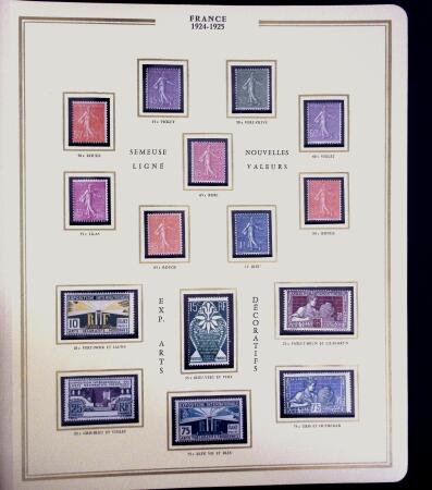 1900/2008 Belle collection de France en 10 albums Présidence,