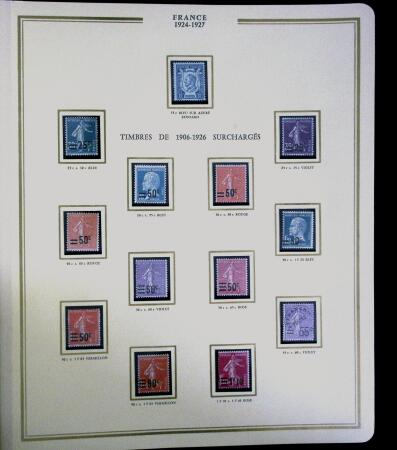 1900/2008 Belle collection de France en 10 albums Présidence,