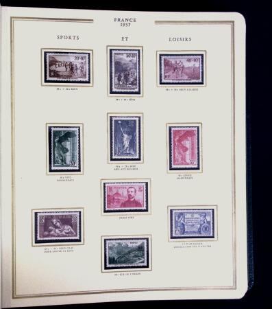1900/2008 Belle collection de France en 10 albums Présidence,