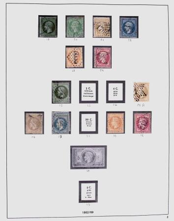 1849-1981 Collection de France en 3 classeurs Safe,