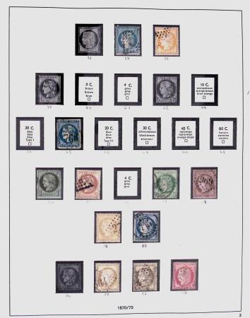1849-1981 Collection de France en 3 classeurs Safe,
