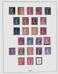 1849-1981 Collection de France en 3 classeurs Safe,