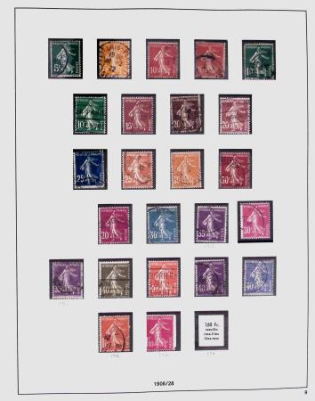 1849-1981 Collection de France en 3 classeurs Safe,