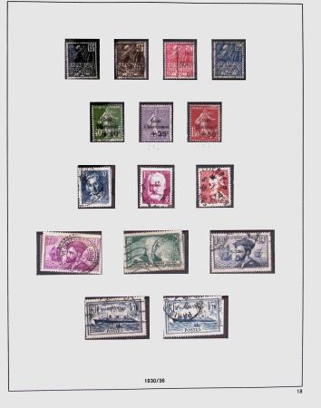 1849-1981 Collection de France en 3 classeurs Safe,