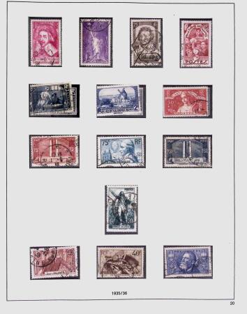 1849-1981 Collection de France en 3 classeurs Safe,
