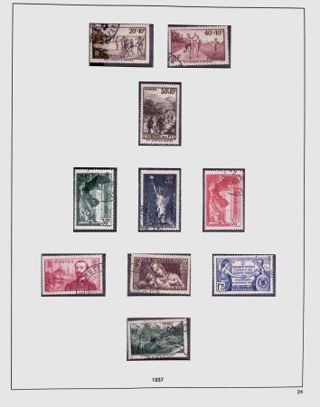 1849-1981 Collection de France en 3 classeurs Safe,
