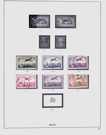 1849-1981 Collection de France en 3 classeurs Safe,