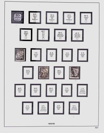 1849-1981 Collection de France en 3 classeurs Safe,