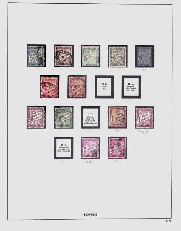1849-1981 Collection de France en 3 classeurs Safe,