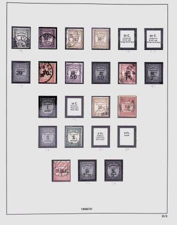1849-1981 Collection de France en 3 classeurs Safe,