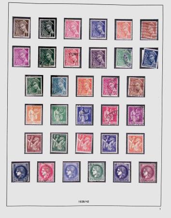 1849-1981 Collection de France en 3 classeurs Safe,