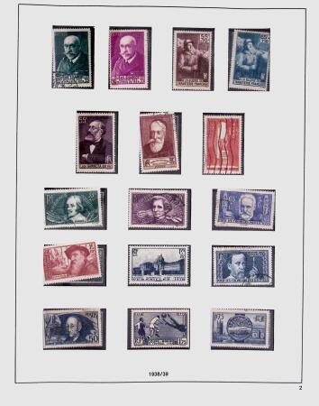 1849-1981 Collection de France en 3 classeurs Safe,