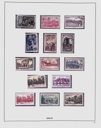 1849-1981 Collection de France en 3 classeurs Safe,