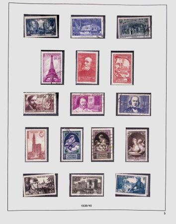 1849-1981 Collection de France en 3 classeurs Safe,