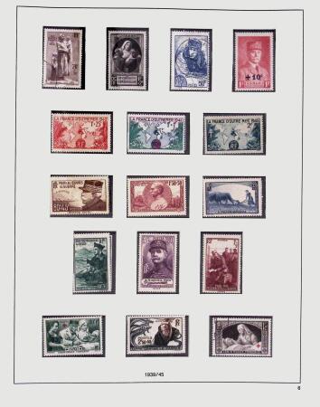 1849-1981 Collection de France en 3 classeurs Safe,