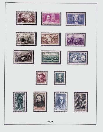 1849-1981 Collection de France en 3 classeurs Safe,