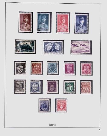 1849-1981 Collection de France en 3 classeurs Safe,