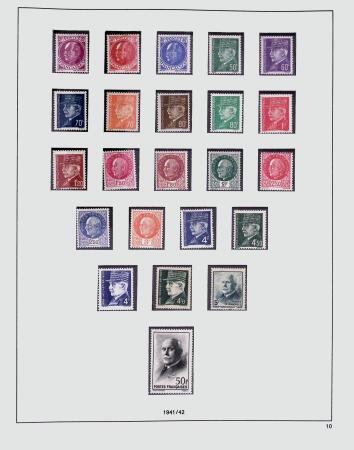 1849-1981 Collection de France en 3 classeurs Safe,