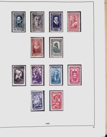 1849-1981 Collection de France en 3 classeurs Safe,