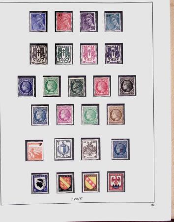1849-1981 Collection de France en 3 classeurs Safe,
