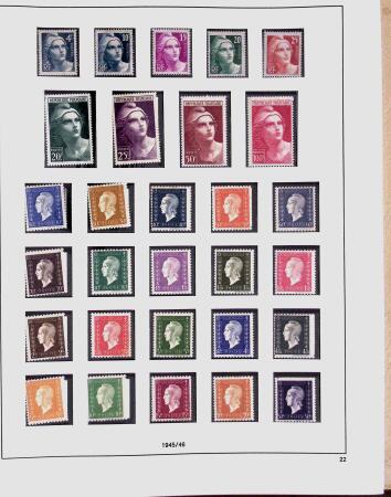 1849-1981 Collection de France en 3 classeurs Safe,