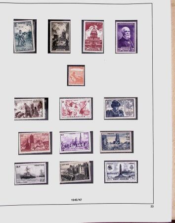 1849-1981 Collection de France en 3 classeurs Safe,