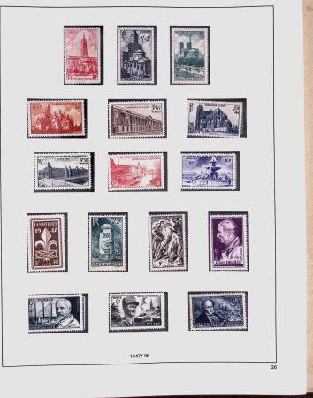 1849-1981 Collection de France en 3 classeurs Safe,