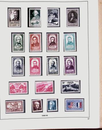 1849-1981 Collection de France en 3 classeurs Safe,