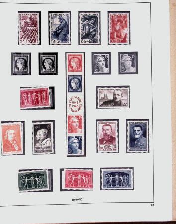 1849-1981 Collection de France en 3 classeurs Safe,