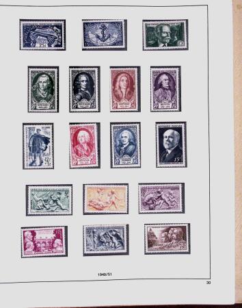1849-1981 Collection de France en 3 classeurs Safe,