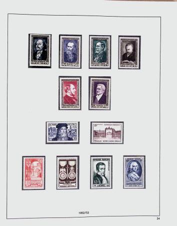 1849-1981 Collection de France en 3 classeurs Safe,