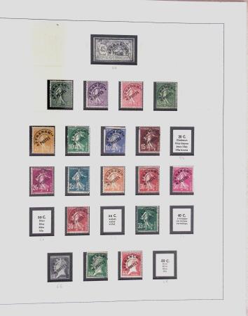 1849-1981 Collection de France en 3 classeurs Safe,