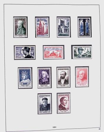 1849-1981 Collection de France en 3 classeurs Safe,