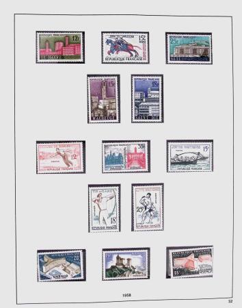 1849-1981 Collection de France en 3 classeurs Safe,