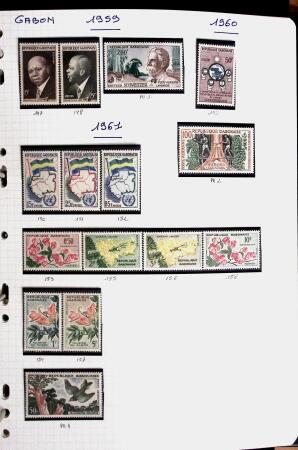 1850-2000 41 gros classeurs d'une collection mondialiste