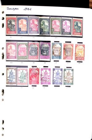 1850-2000 41 gros classeurs d'une collection mondialiste