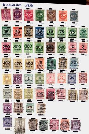 1850-2000 41 gros classeurs d'une collection mondialiste