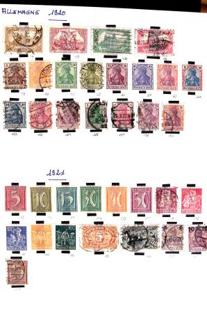 1850-2000 41 gros classeurs d'une collection mondialiste