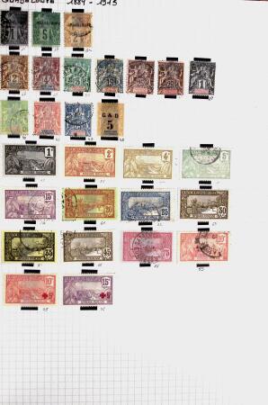 1850-2000 41 gros classeurs d'une collection mondialiste