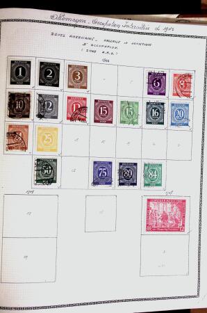 1850-2000 41 gros classeurs d'une collection mondialiste