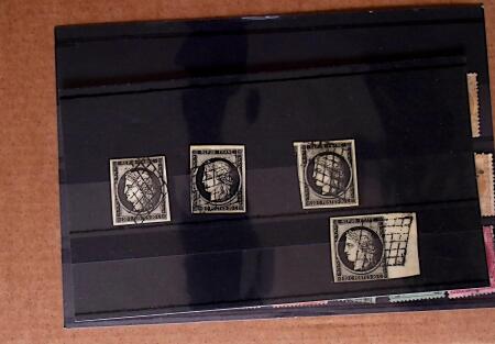 1850-90, Petit ensemble de classiques, timbres et lettres,