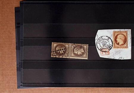 1850-90, Petit ensemble de classiques, timbres et lettres,
