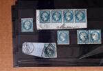 1850-90, Petit ensemble de classiques, timbres et lettres,