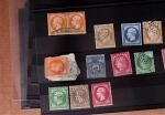 1850-90, Petit ensemble de classiques, timbres et lettres,