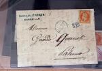 1850-90, Petit ensemble de classiques, timbres et lettres,