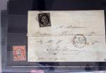 1850-90, Petit ensemble de classiques, timbres et lettres,