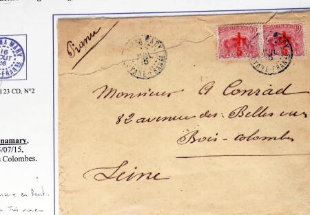 1850-90, Petit ensemble de classiques, timbres et lettres,